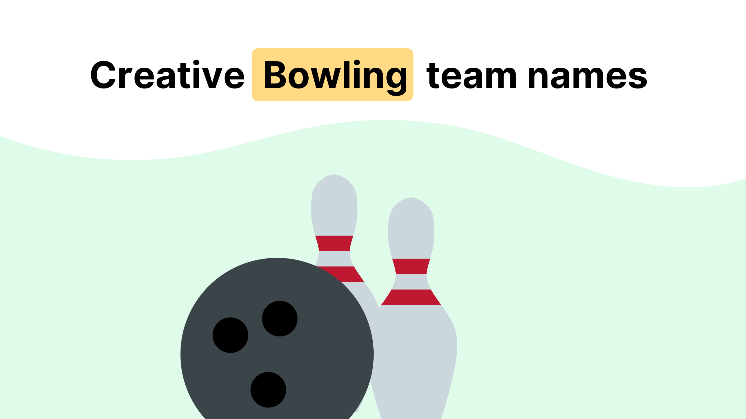 Bowling Team Names 